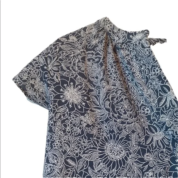 Loft Ruffled Floral Print Top - Picture 2 of 10